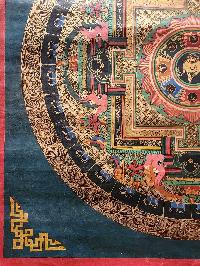 Mandala Thangka, [, Buddhist Traditional Painting, Tibetan Style, [oiled Thangka], [old Stock], [student Mandala]