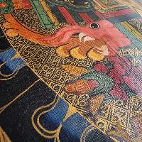 Mandala Thangka, [, Buddhist Traditional Painting, Tibetan Style, [oiled Thangka], [old Stock], [student Mandala]