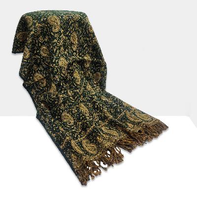 Dhaka Shawl, Multicolor Durable Acrylic Shawl With Various Patterns, [presley Design]