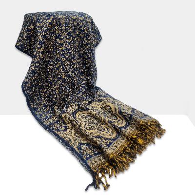Dhaka Shawl, Multicolor Durable Acrylic Shawl With Various Patterns, [presley Design]