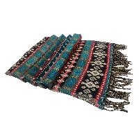 Dhaka Shawl, Multicolor Durable Acrylic Shawl With Various Patterns