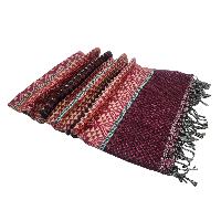 Dhaka Shawl, Multicolor Durable Acrylic Shawl With Various Patterns