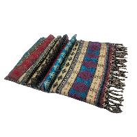 Dhaka Shawl, Multicolor Durable Acrylic Shawl With Various Patterns