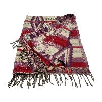 Dhaka Shawl, Multicolor Durable Acrylic Shawl With Various Patterns