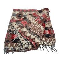 Dhaka Shawl, Multicolor Durable Acrylic Shawl With Various Patterns