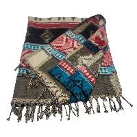 Dhaka Shawl, Multicolor Durable Acrylic Shawl With Various Patterns