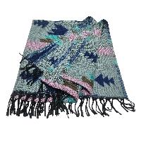 Dhaka Shawl, Multicolor Durable Acrylic Shawl With Various Patterns