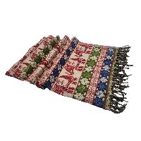 Dhaka Shawl, Multicolor Durable Acrylic Shawl With Various Patterns