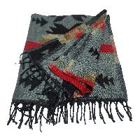 Dhaka Shawl, Multicolor Durable Acrylic Shawl With Various Patterns