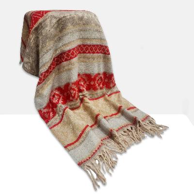 Dhaka Shawl, Multicolor Durable Acrylic Shawl With Various Patterns