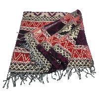 Dhaka Shawl, Multicolor Durable Acrylic Shawl With Geomatric Patterns