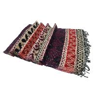 Dhaka Shawl, Multicolor Durable Acrylic Shawl With Geomatric Patterns