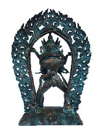Chakrasamvara, Buddhist Handmade Statue, [antique Finishing]