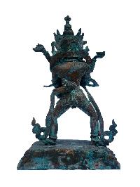 Chakrasamvara, Buddhist Handmade Statue, [antique Finishing]
