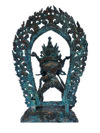 Chakrasamvara, Buddhist Handmade Statue, [antique Finishing]
