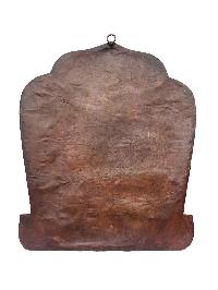 Shakyamuni Buddha, Buddhist Handmade Wall Hanger, [chocolate Oxidized]