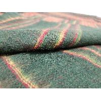 Tibet Shawl, Elevate Your Outfit With Acrylic Woolen Shawls, In Dark Olive Green
 Color And Stripes