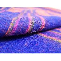 Tibet Shawl, Effortless Elegance: Acrylic Woolen Shawls For The Fashion Savvy In Royal Purple Color And Stripes