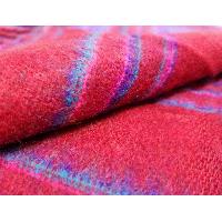 Tibet Shawl, Colorful And Warm: Acrylic Woolen Shawls For Any Occasion In Carmine Color And Stripes