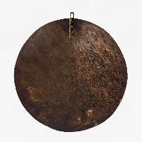 Wooden Wall Hanging, With Ashtamangala Mandala With Double Dorje, [painted], Hand Carved