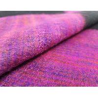 Tibet Blanket, Acrylic Woolen Blanket, With Multi Color Strip