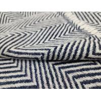 Pashmina Blanket, Nepali Hand Loom Blanket, [black And White Strip], Cashmere