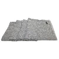 Pashmina Blanket, Nepali Hand Loom Blanket, [black And White Strip], Cashmere