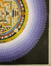 Kalachakra Mandala Thangka, Buddhist Traditional Painting, Tibetan Style