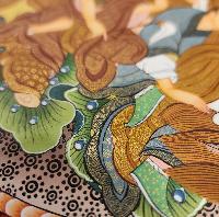 Pani Buddha [water] Thangka, Buddhist Traditional Painting, Tibetan Style, [real Gold] With 16 Arhats And 10 Bodhisattvas
