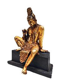 [sri Lankan] Bodhisattva, Buddhist Handmade Statue, [antique Finishing], [gold Plated]