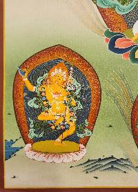 Vajravarahi - Dorje Phagmo, [master Quality] Buddhist Handmadethangka Painting, [real Gold]