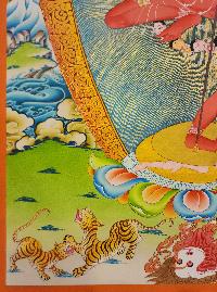 Vajravarahi - Dorje Phagmo, Buddhist Handmade Thangka Painting, [real Gold]
