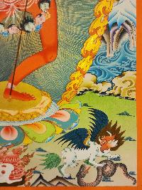 Vajravarahi - Dorje Phagmo, Buddhist Handmade Thangka Painting, [real Gold]