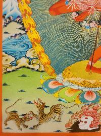 Vajravarahi - Dorje Phagmo, Buddhist Handmade Thangka Painting, [real Gold]