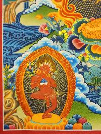Kurukulla, Buddhist Handmade Thangka Painting, [real Gold], Rigjeyma, Pema Khandro, Wangyi Lhamo, Red Tara