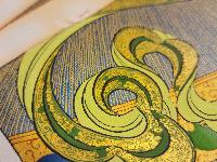 Yogini - Name Not Sure, Buddhist Handmade Thangka Painting, [real Gold]