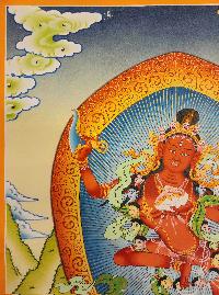 Vajravarahi - Dorje Phagmo Yogini, Buddhist Handmade Thangka Painting, [real Gold], Rigjeyma, Pema Khandro, Wangyi Lhamo, Red Tara