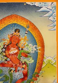 Vajravarahi - Dorje Phagmo Yogini, Buddhist Handmade Thangka Painting, [real Gold], Rigjeyma, Pema Khandro, Wangyi Lhamo, Red Tara