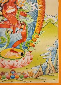 Vajravarahi - Dorje Phagmo Yogini, Buddhist Handmade Thangka Painting, [real Gold], Rigjeyma, Pema Khandro, Wangyi Lhamo, Red Tara