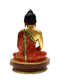 [amitabha Buddha], Buddhist Miniature Statue, [traditional Color Finishing], With [face Painted]