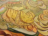 Green Tara, [master Quality] Buddhist Handmade Thangka Painting, Tibetan Style, Modern Style [real Gold], [rare Find]
