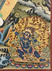 1000 Arms Sahasrabhuja Avalokitesvara, [master Quality] Buddhist Handmade Thangka Painting, Tibetan Style, [real Gold], With Three Great Bodhisattvas