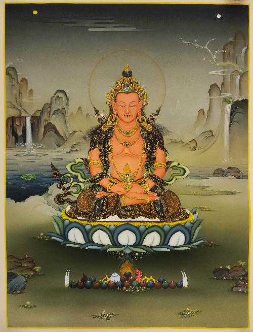 Aparimita, [master Quality], Buddhist Handmade Thangka Painting, Karma Gadri Art, Amitayus, Chepame