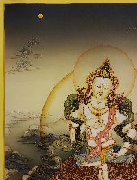 Vajrasattva, [master Quality], Buddhist Handmade Thangka Painting, Karma Gadri Art