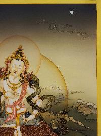 Vajrasattva, [master Quality], Buddhist Handmade Thangka Painting, Karma Gadri Art