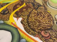 Green Tara, [master Quality], Buddhist Handmade Thangka Painting, Karma Gadri Art