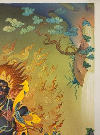 Vajrapani, [master Quality], Buddhist Handmade Thangka Painting, Karma Gadri Art
