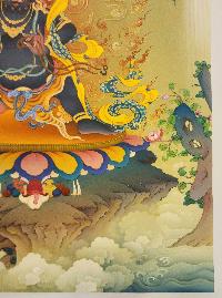 Vajrapani, [master Quality], Buddhist Handmade Thangka Painting, Karma Gadri Art