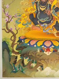 Vajrapani, [master Quality], Buddhist Handmade Thangka Painting, Karma Gadri Art