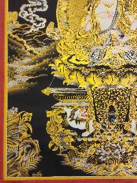 Vajrasattva, Buddhist Handmade Thangka Painting, Tibetan Style, [real Gold]